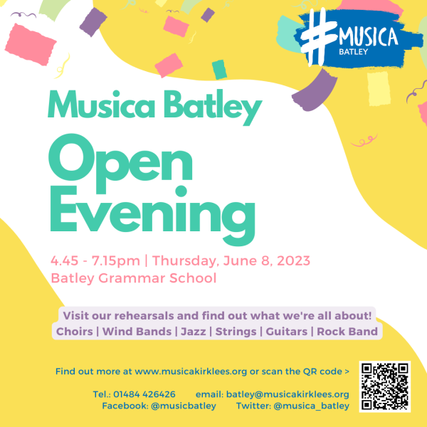 Musica Batley Open Evening - Summer 2023